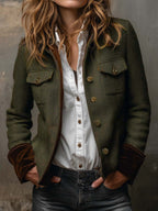 Roberta | Blazer Heritage a Spina di Pesce