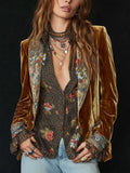 Anabel | Blazer Patchwork con Estampado Floral Vintage