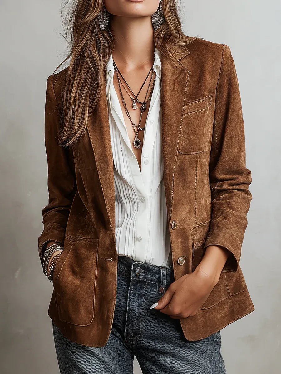 Aurelia | Blazer Vintage Marrón