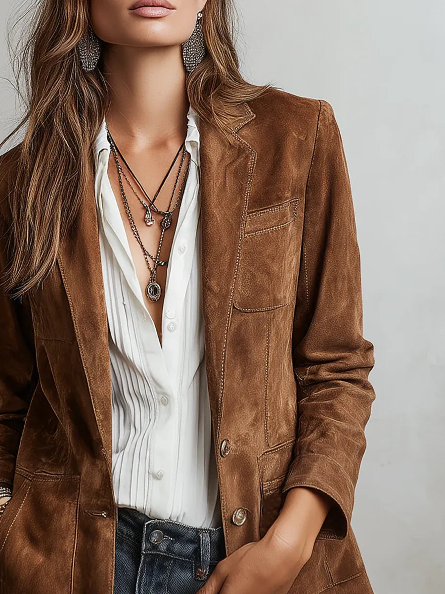Aurelia | Blazer Vintage Marrón