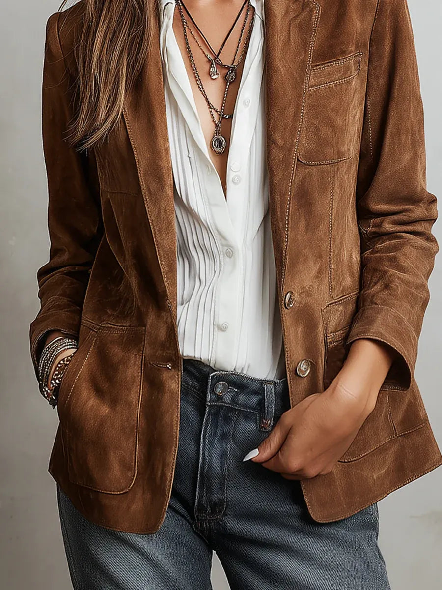 Aurelia | Blazer Vintage Marrón