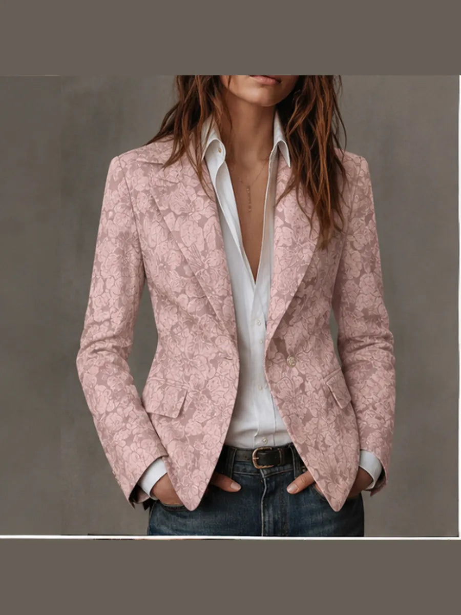 Loreto | Blazer Entallado de Jacquard