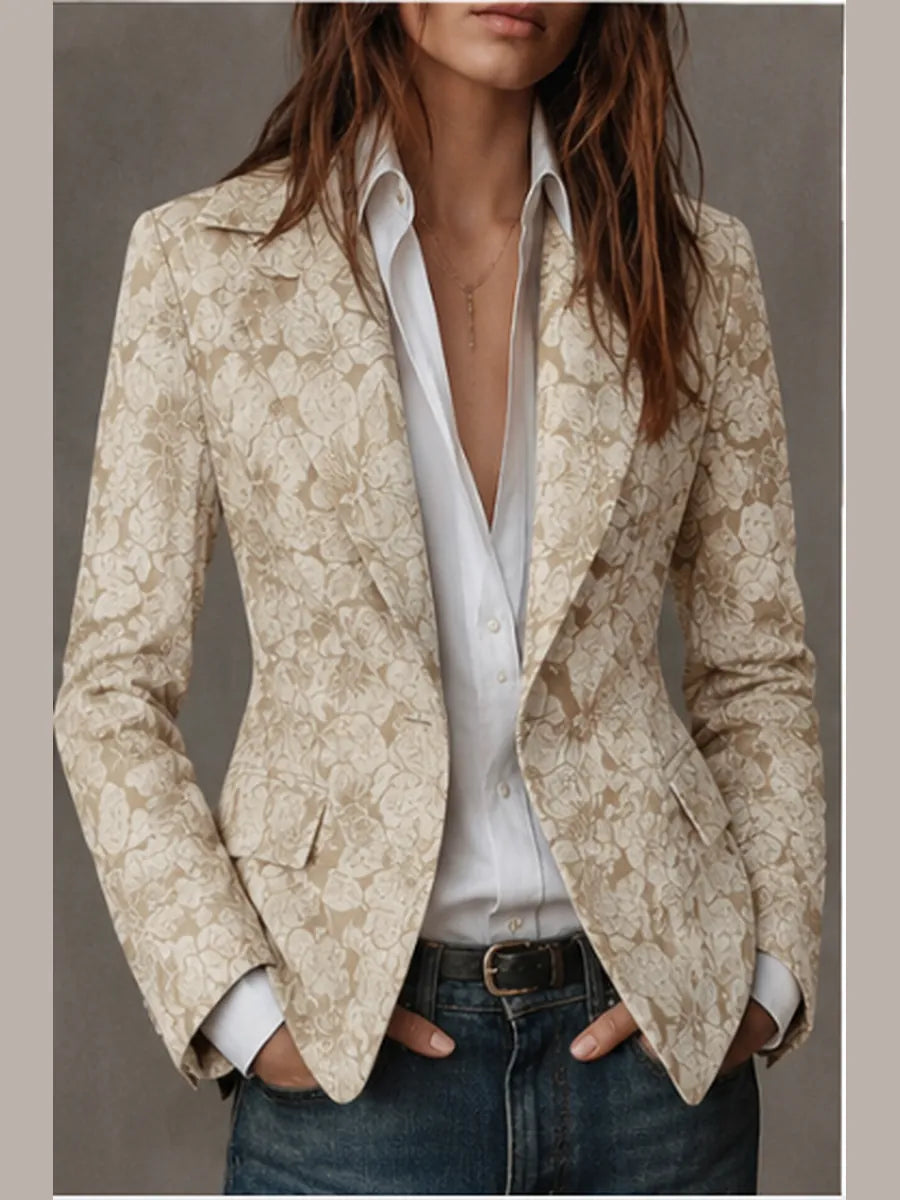 Loreto | Blazer Entallado de Jacquard