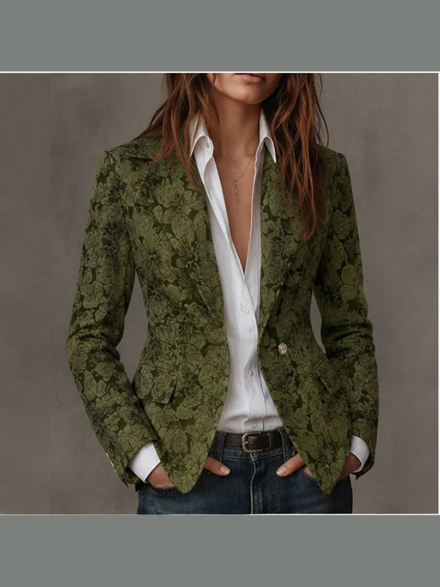 Loreto | Blazer Entallado de Jacquard