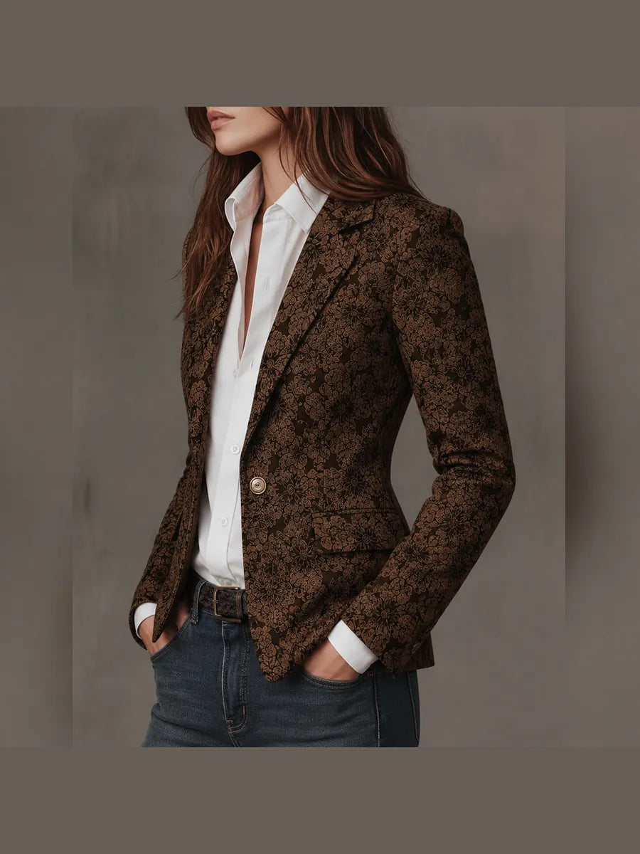 Loreto | Blazer Entallado de Jacquard