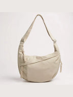 Gema | Bolso de Hombro Media Luna Beige