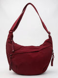 Selma | Bolso de Hombro Media Luna Burdeos