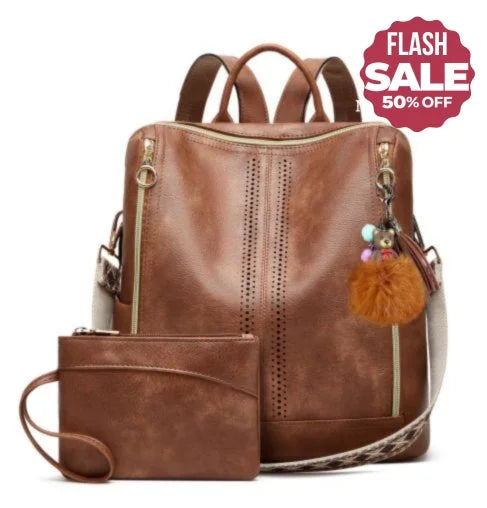 Valeria | Bolso Mochila Convertible 2 en 1 con Neceser
