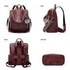 Valeria | Bolso Mochila Convertible 2 en 1 con Neceser