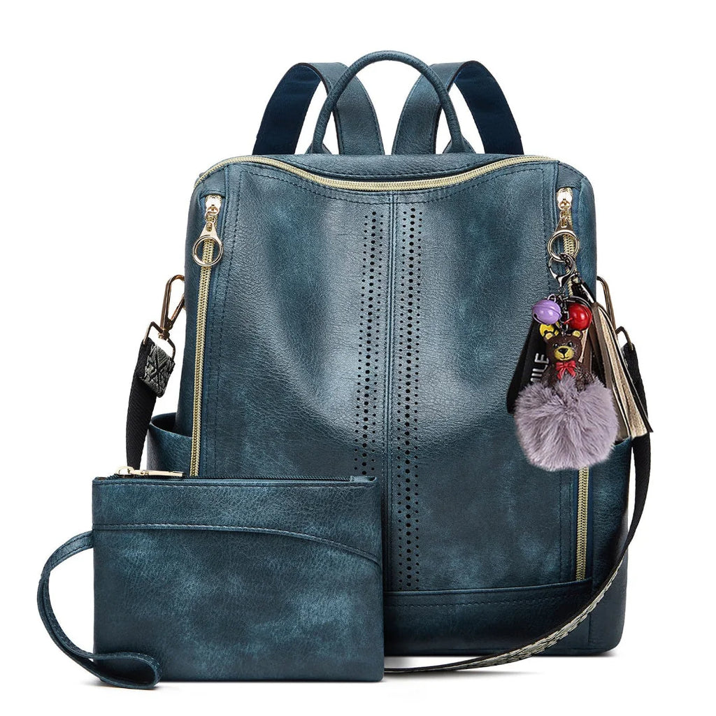 Valeria | Bolso Mochila Convertible 2 en 1 con Neceser