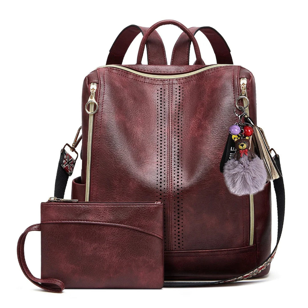 Valeria | Bolso Mochila Convertible 2 en 1 con Neceser