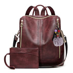 Valeria | Bolso Mochila Convertible 2 en 1 con Neceser