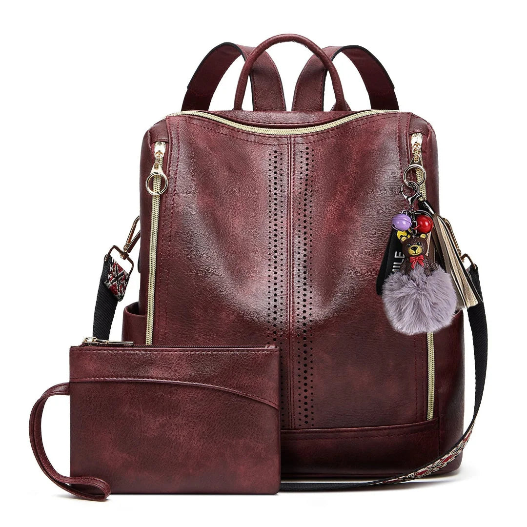 Valeria | Bolso Mochila Convertible 2 en 1 con Neceser