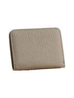 Cartera compacta con monedero en color gris