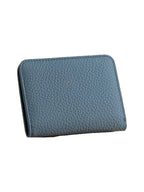 Cartera compacta con monedero en color azul