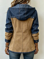 Mayra | Chaqueta Bicolor con Capucha