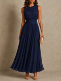 Dalia | Vestido Maxi Sin Mangas con Cintura Fruncida