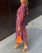 Fiorella | Vestido Midi Estampado