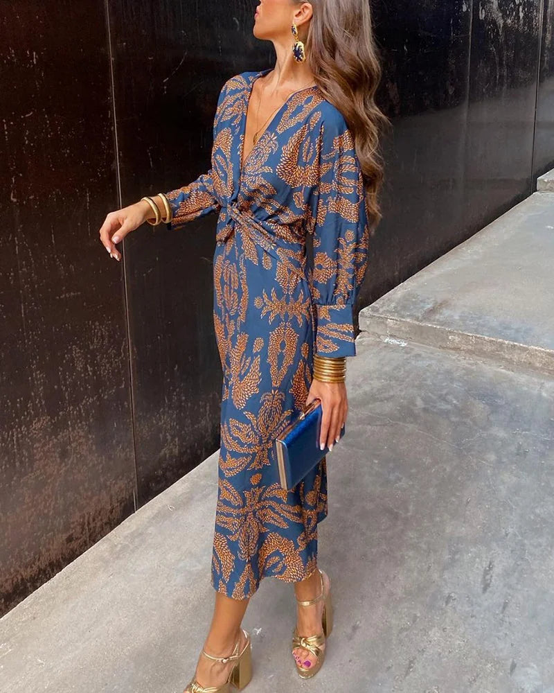 Fiorella | Vestido Midi Estampado