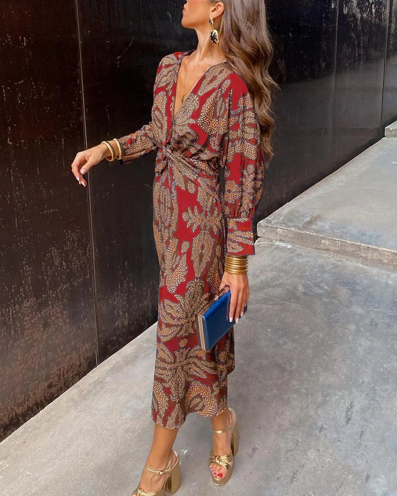 Fiorella | Vestido Midi Estampado