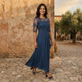 Gabriela | Vestido de Gasa Elegante