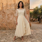 Gabriela | Vestido de Gasa Elegante