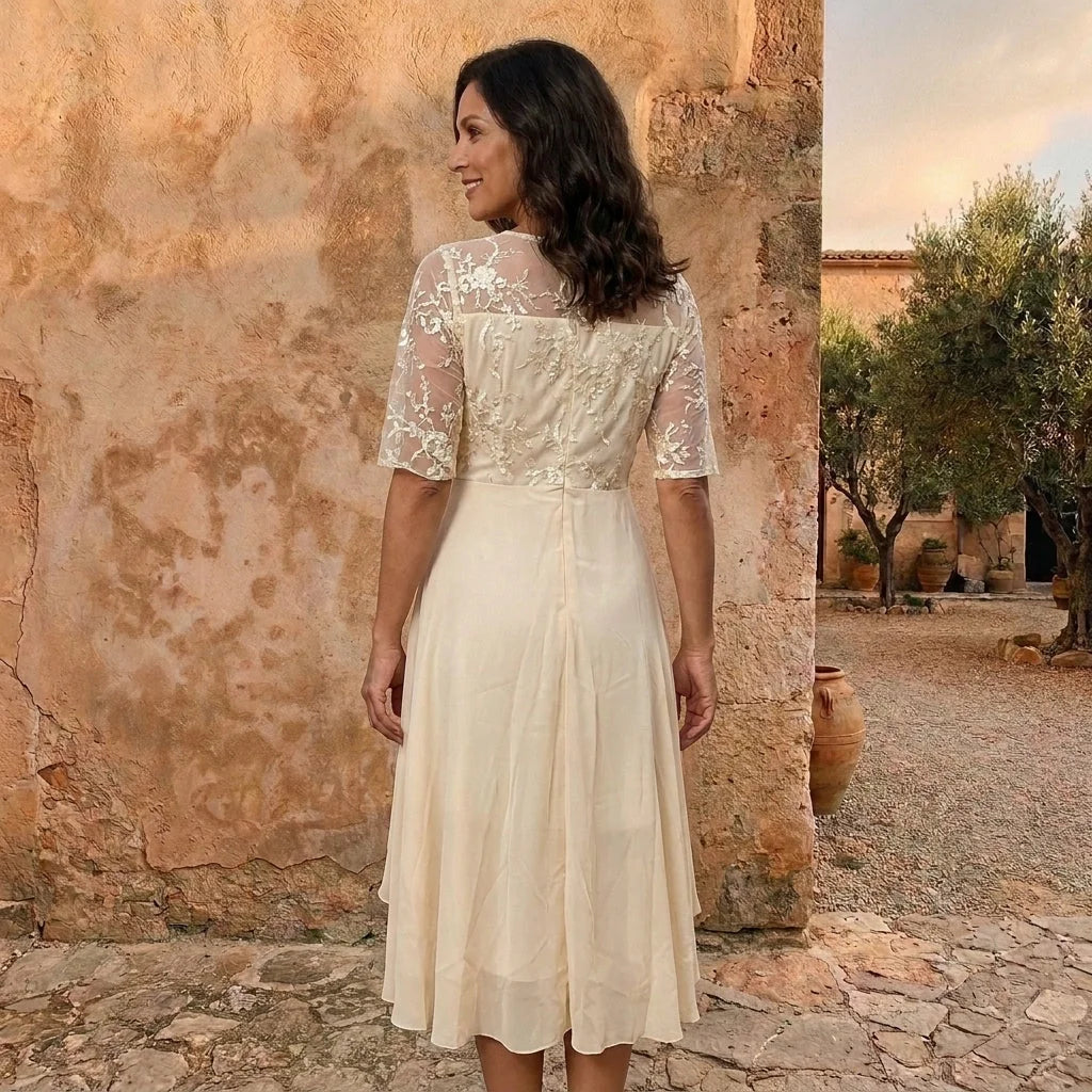 Gabriela | Vestido de Gasa Elegante
