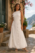 Itzel | Vestido Maxi Bordado Elegante