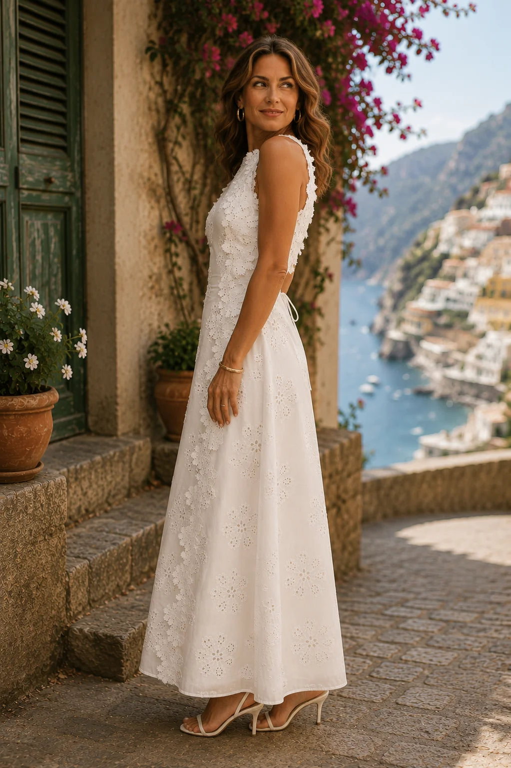 Itzel | Vestido Maxi Bordado Elegante