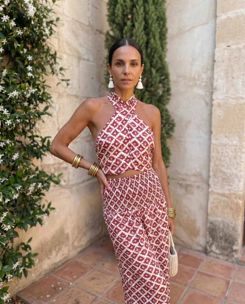 Ivana | Conjunto de Dos Piezas con Cuello Halter
