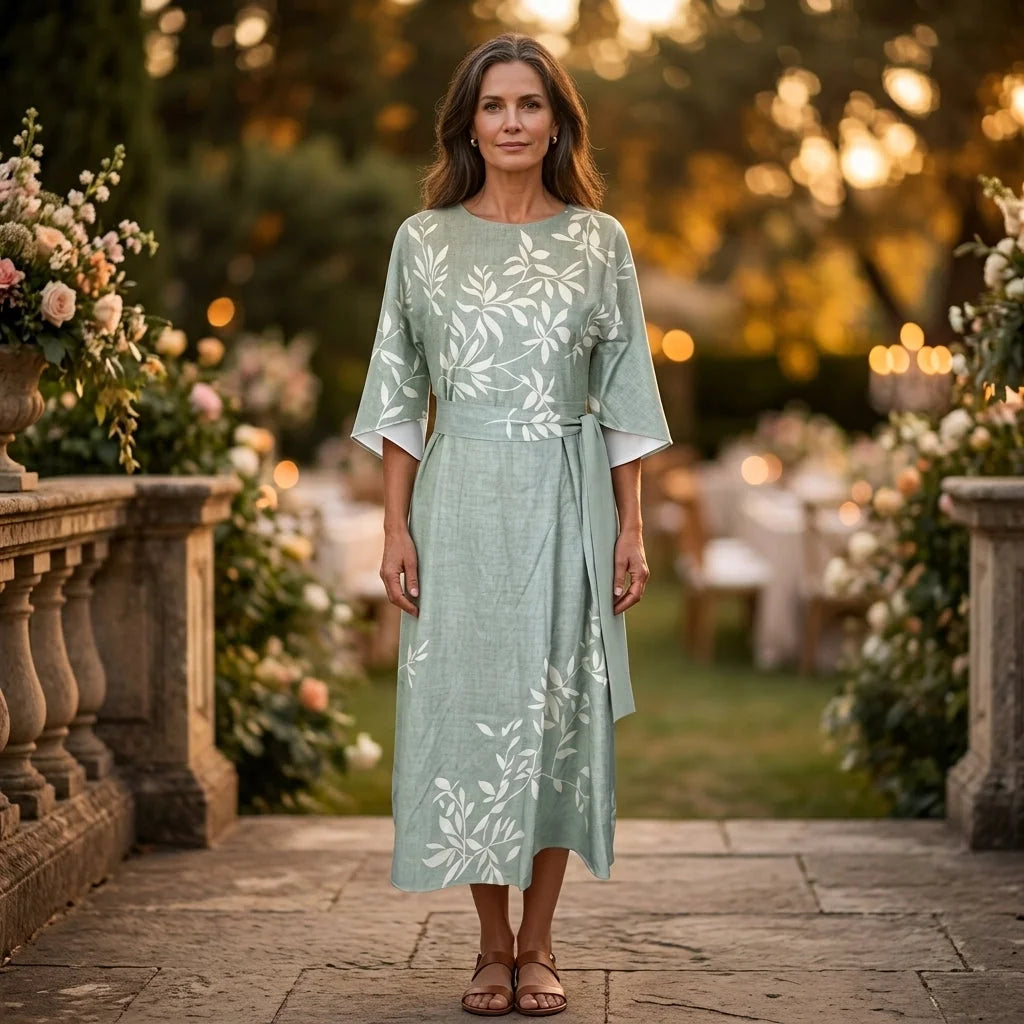 Magnolia | Vestido Floral de Cintura Alta