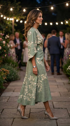 Magnolia | Vestido Floral de Cintura Alta