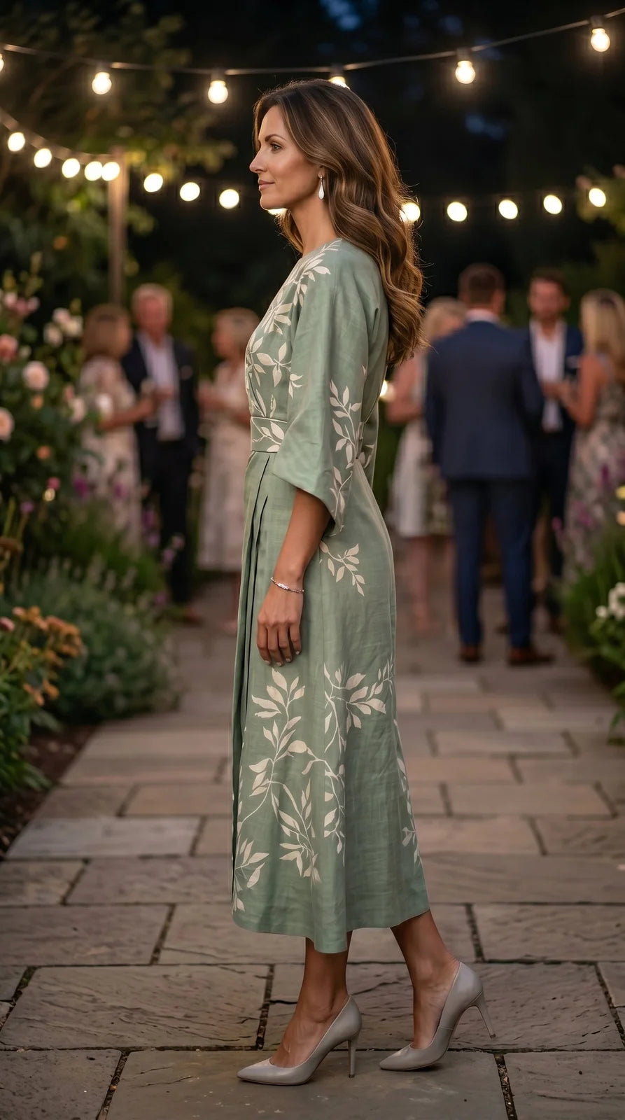 Magnolia | Vestido Floral de Cintura Alta