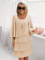 Regina | Vestido Elegante con Volantes