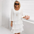 Regina | Vestido Elegante con Volantes