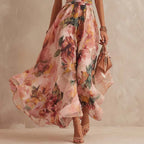 Samira | Vestido Floral Asimétrico de un Hombro