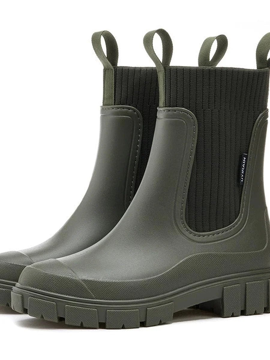 Alicia | Botines para Lluvia y Nieve con Suela Antideslizante