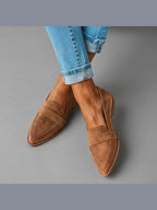 Antonia | Mocasines de Ante Suave