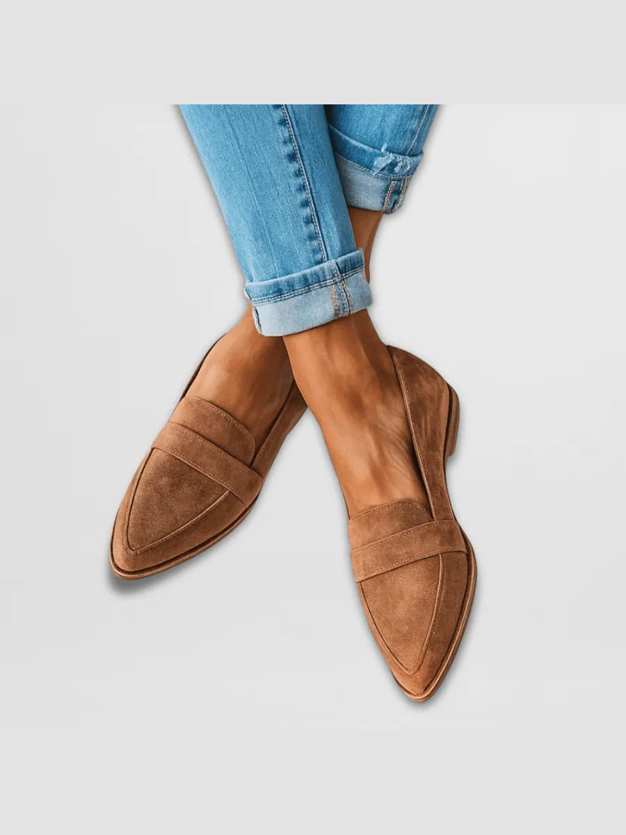 Antonia | Mocasines de Ante Suave