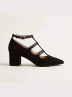 Consuelo | Zapatos de Punta con Tiras Cruzadas