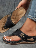 Elvira | Sandalias de Cuña con Soporte