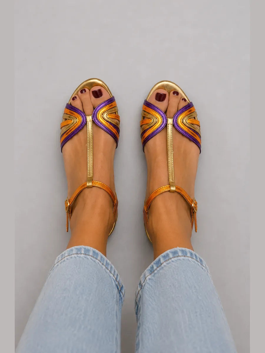 Marisa | Sandalias Multicolor Mediterráneas