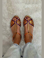 Marisa | Sandalias Multicolor Mediterráneas