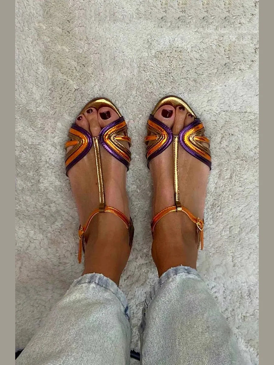 Marisa | Sandalias Multicolor Mediterráneas