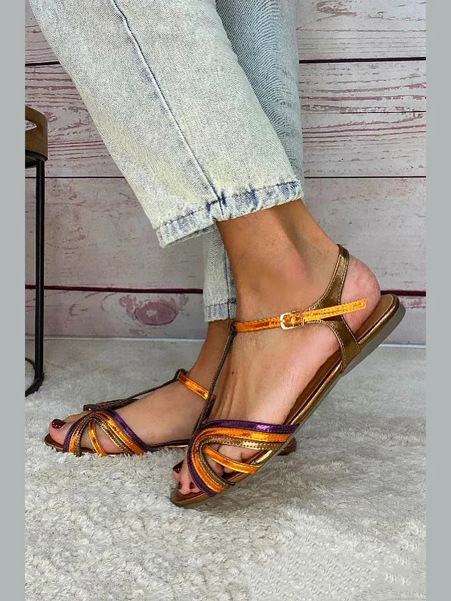 Marisa | Sandalias Multicolor Mediterráneas