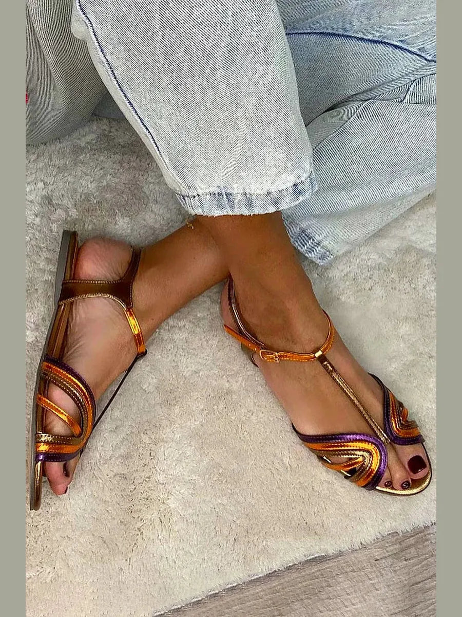 Marisa | Sandalias Multicolor Mediterráneas