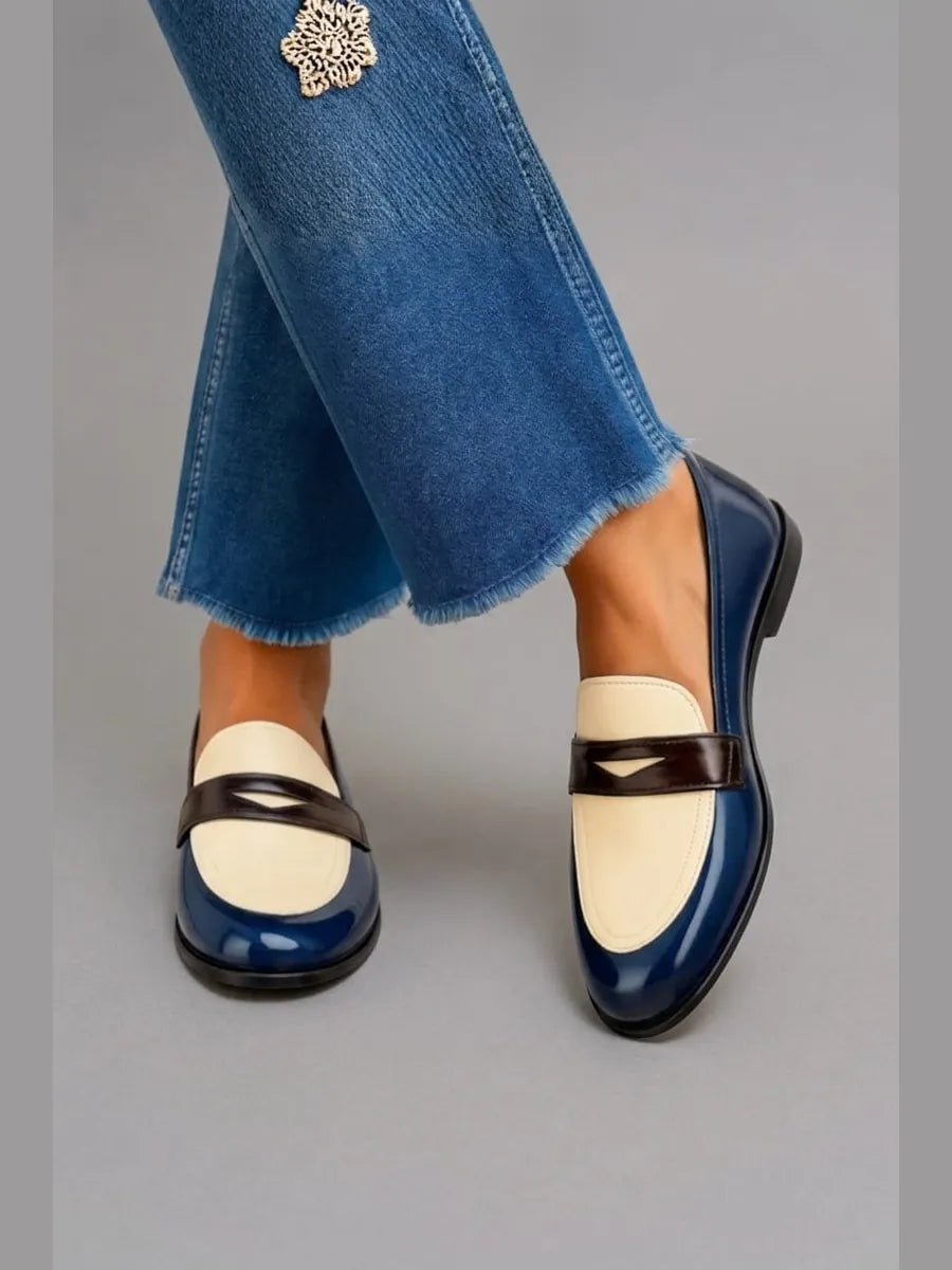 Matilde | Mocasines Elegantes Bicolor