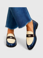 Matilde | Mocasines Elegantes Bicolor