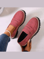 Nerea | Mocasines con Plataforma Estilo Colegial