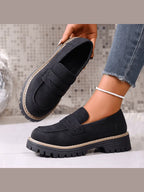Nerea | Mocasines con Plataforma Estilo Colegial